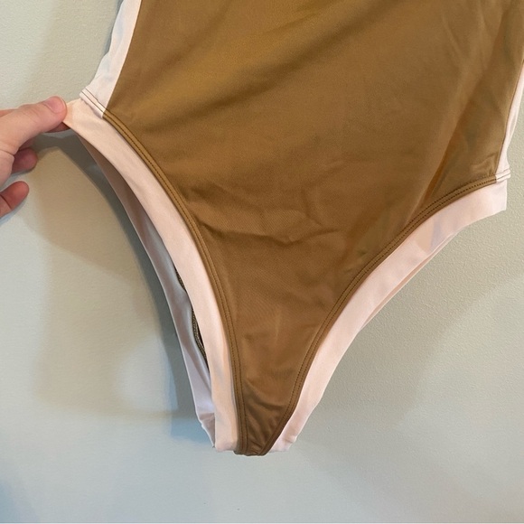 We Are HAH Pull Thru Swimsuit Size small Shroom High Cut Halter - Picture 9 of 10